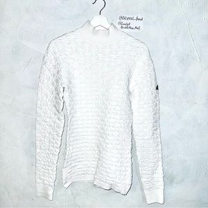 JETSET Mock Neck Pullover Sweater Made In Italy Size XS